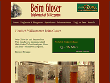 Tablet Screenshot of beimgloser.de